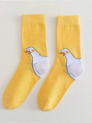 Waddle On Duck Socks – Bright Yellow & Full of Quack-titude