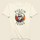 Austin Texas Cowboy Graphic T-Shirt – Vintage Western-Inspired Tee