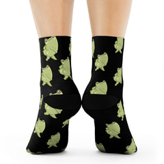 Thicc Frog Vibes Only – Cute-Ass Amphibian Socks