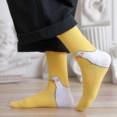Waddle On Duck Socks – Bright Yellow & Full of Quack-titude