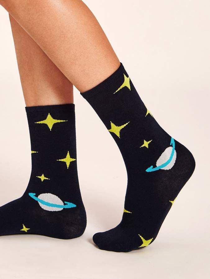 Space Mood Socks – Minimal Cosmic Vibes in Every Step