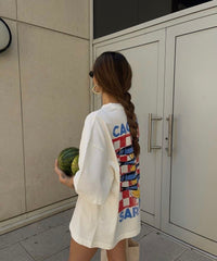 Cagliari Sardinia Graphic T-Shirt – Vintage Fish Print Oversized Tee