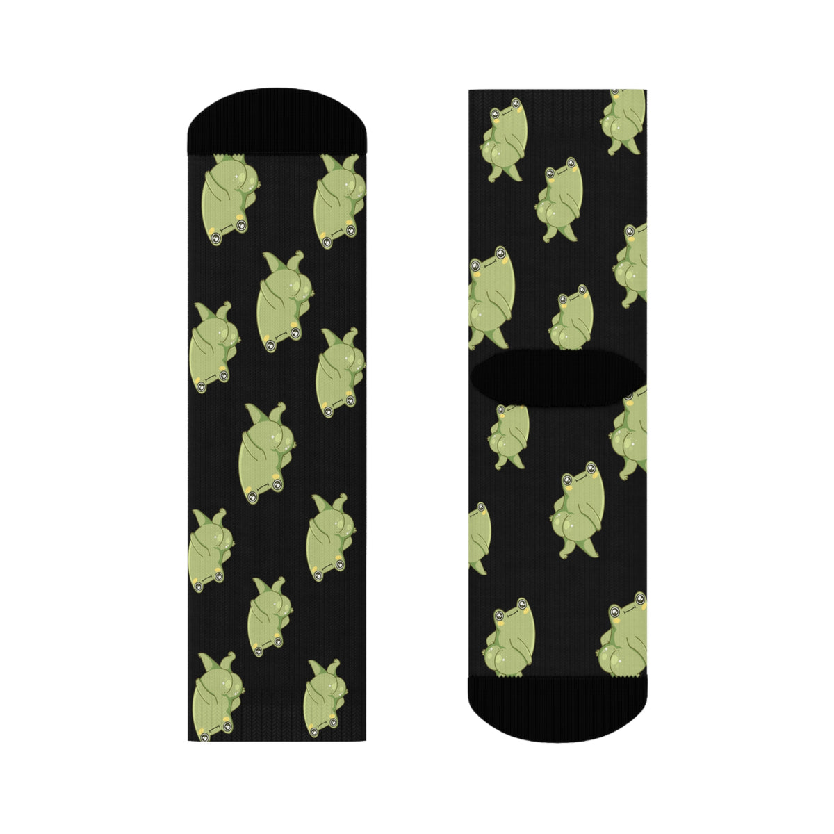 Thicc Frog Vibes Only – Cute-Ass Amphibian Socks